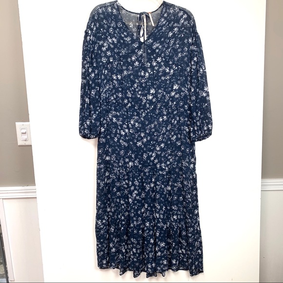 Free People Wall Flower Midi Dress - Picture 3 of 8